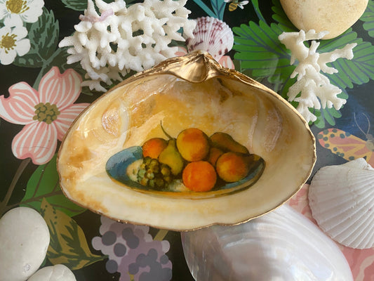 Decoupage Shell Ring Dish – Cézanne Art, Coastal Housewarming Gift