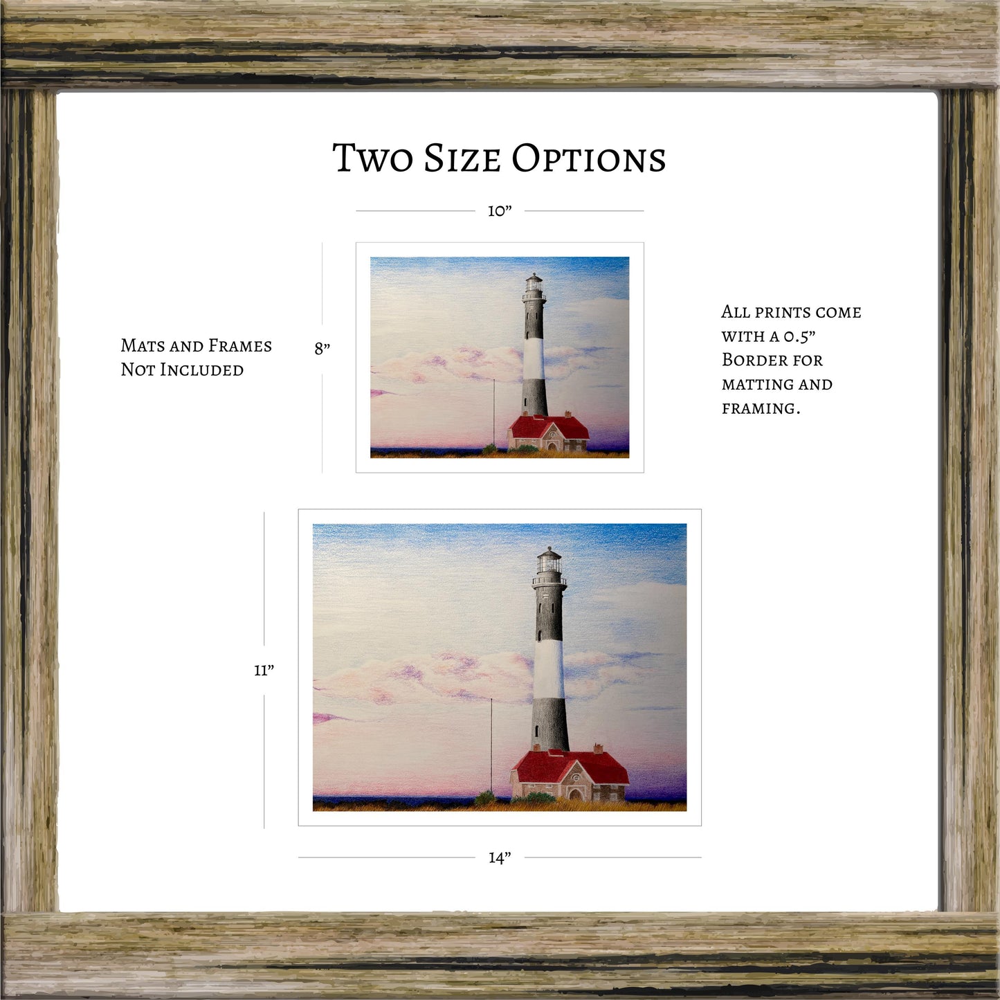 Beach Art Prints, Lighthouse Art, Coastal Wall Decor, Limited Edition Art Prints, Fire Island Lighthouse, Nautical Gift, Long Island Art