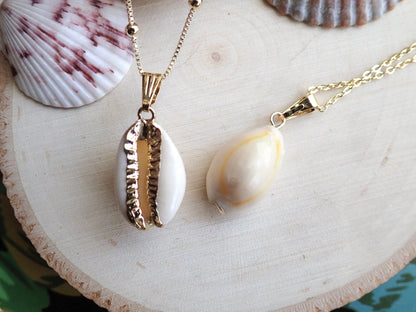 Real Seashell Cowrie Shell Necklace