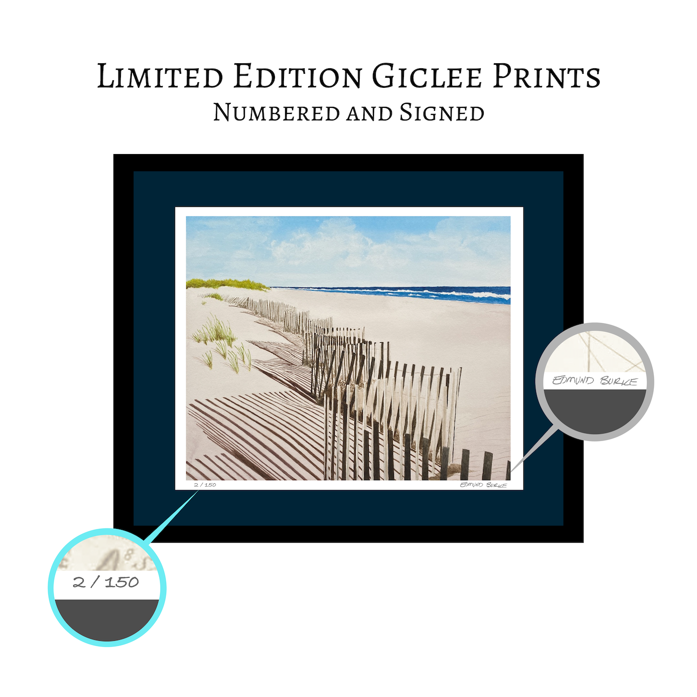 Fire Island Beach Watercolor Print, Coastal Wall Art, Sunny Seascape, Nautical Decor, Ocean Landscape, Hamptons Style Art