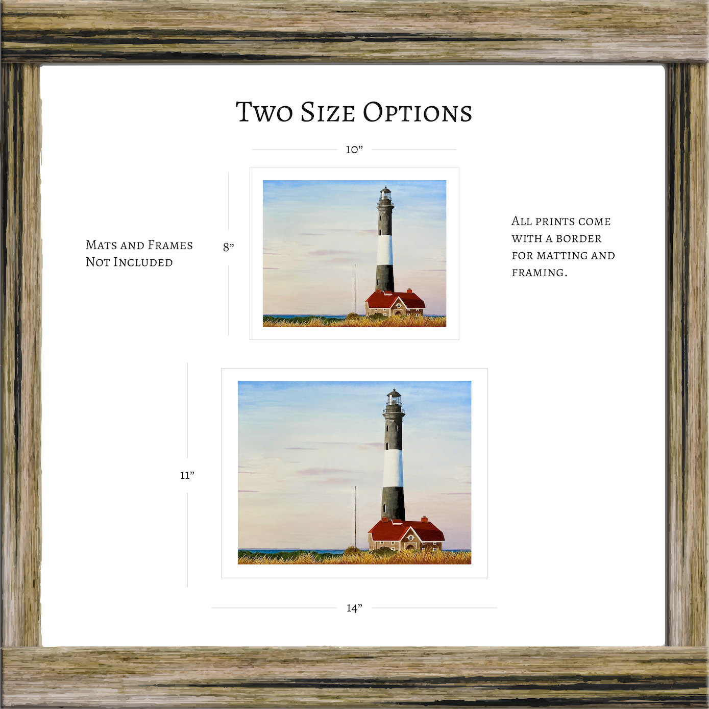 Beach Art Prints, Lighthouse Art, Coastal Wall Decor, Limited Edition Art Prints, Fire Island Lighthouse, Nautical Gift, Long Island Art